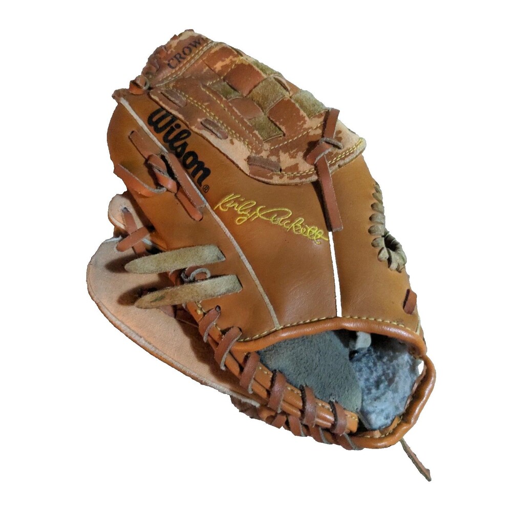 Wilson-A2151 Vintage (Kirby Puckett Autograph) Baseball Glove, 11” 1980s